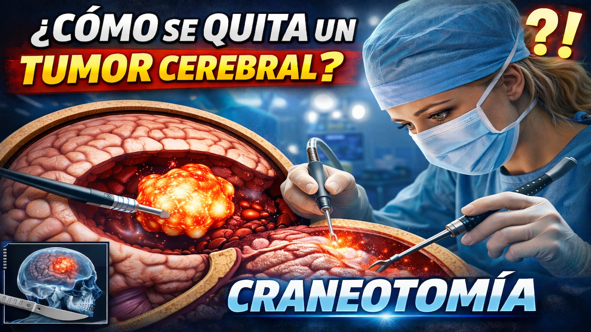 Craneotomía — cómo se quita un tumor cerebral