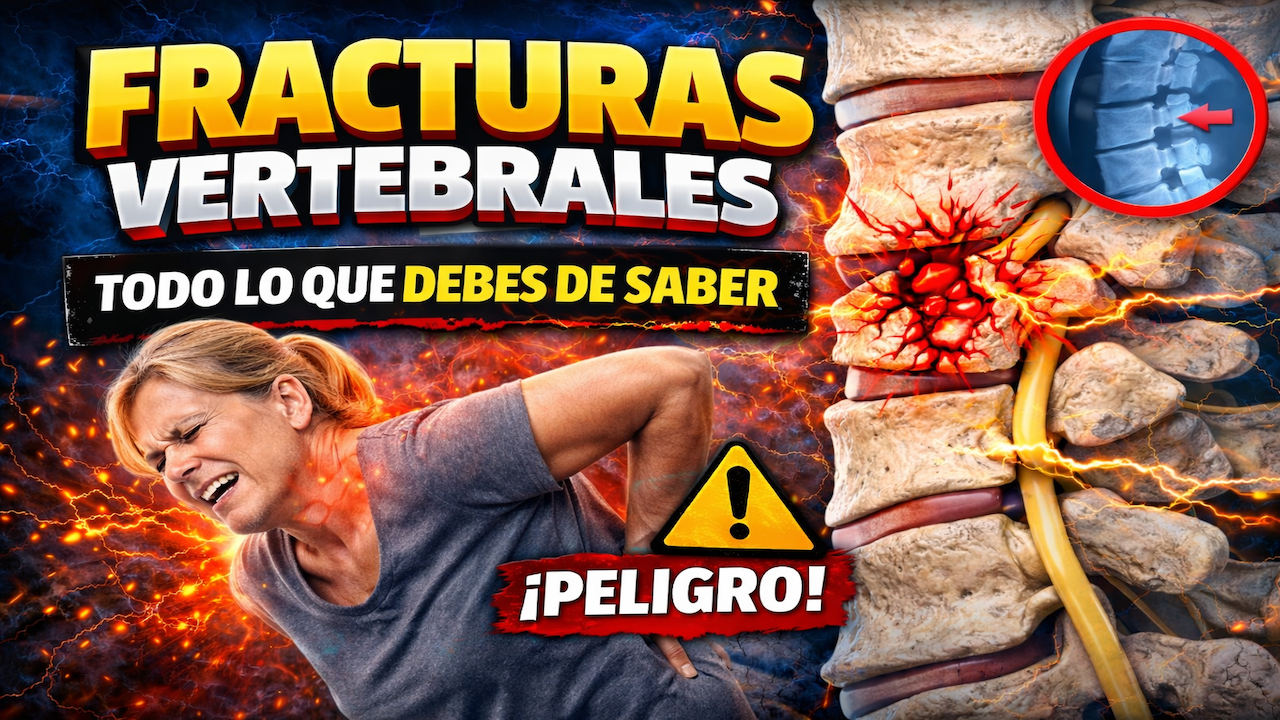 Fracturas vertebrales — causas, síntomas y tratamiento