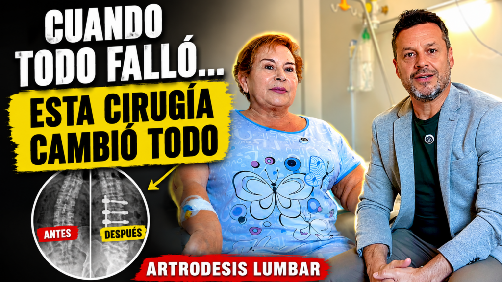 Testimonio de Begoña — estenosis de canal y espondilolistesis operada por la doctora Vera Espino