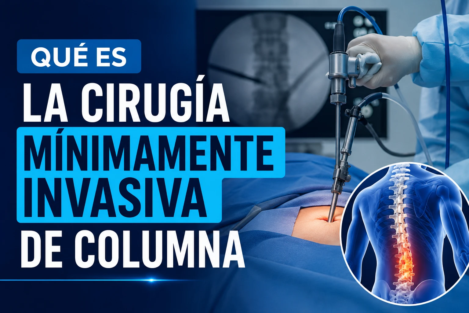 Qué es la cirugía mínimamente invasiva de columna