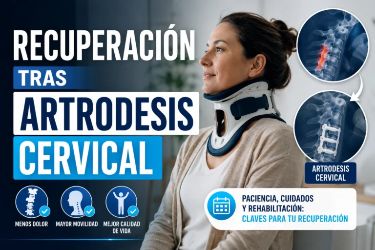 Recuperación tras artrodesis cervical