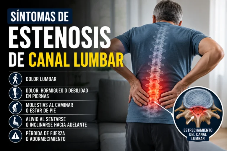Síntomas de estenosis de canal lumbar