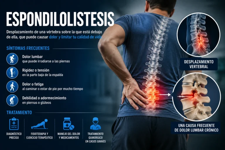 Espondilolistesis: qué es, síntomas y cuándo hay que operar