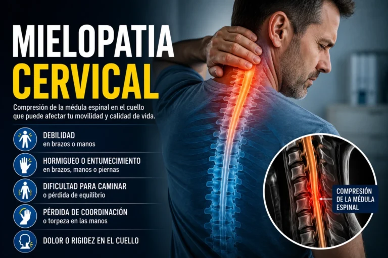 ¿Qué es la mielopatía cervical y cómo se trata? · Dra. Vera Espino García