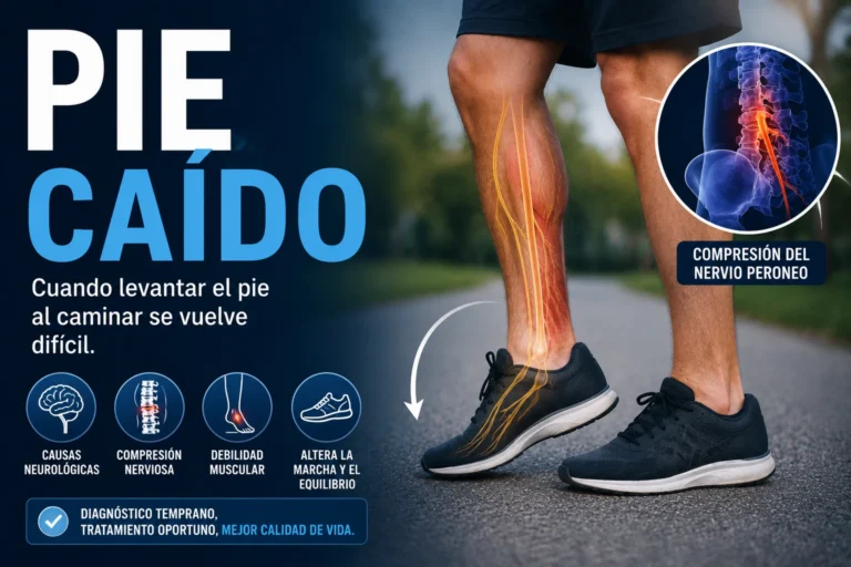 Pie caído: por qué ocurre y tiene solución