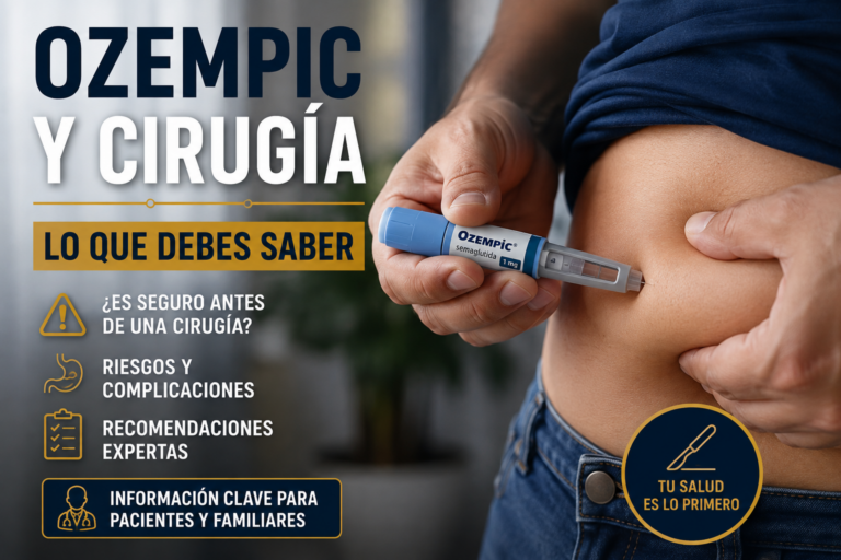Ozempic y cirugía: por qué es imprescindible avisar a tu equipo médico